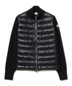 MONCLER / ハイネック ジップカーディガン