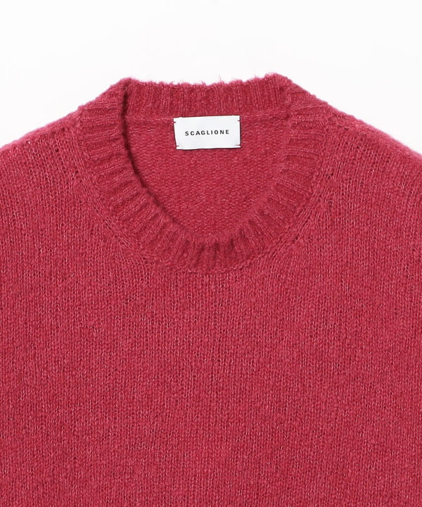 SCAGLIONE / クルーネック ロングスリーブ ニット