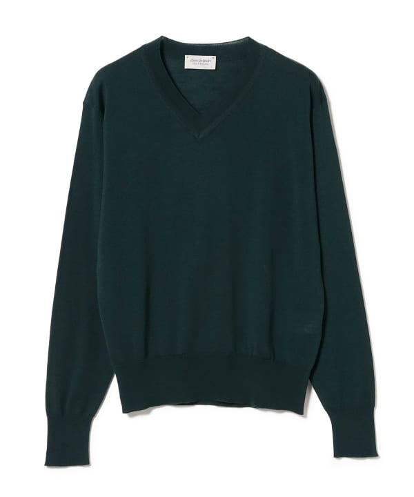 JOHN SMEDLEY /  30ゲージ ウール Vネックニット