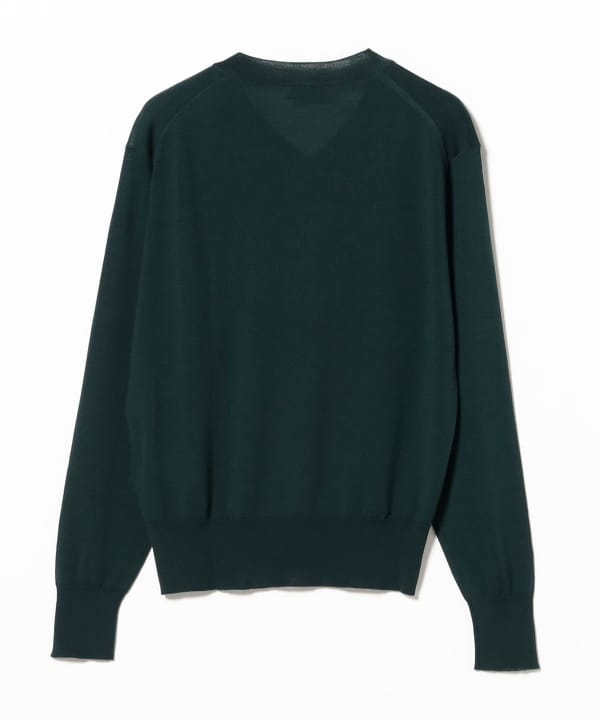 JOHN SMEDLEY /  30ゲージ ウール Vネックニット
