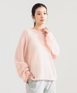 モヘヤ シルク ロングスリーブニット