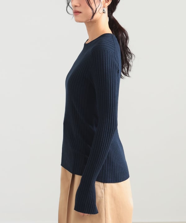 16-gauge wide rib knit