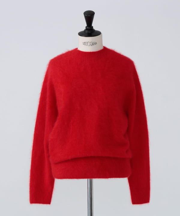 Cashmere fur pullover knit