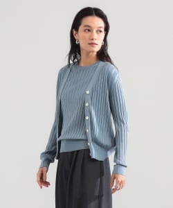 SLOANE / 18ゲージ シルク Vネック カーディガン