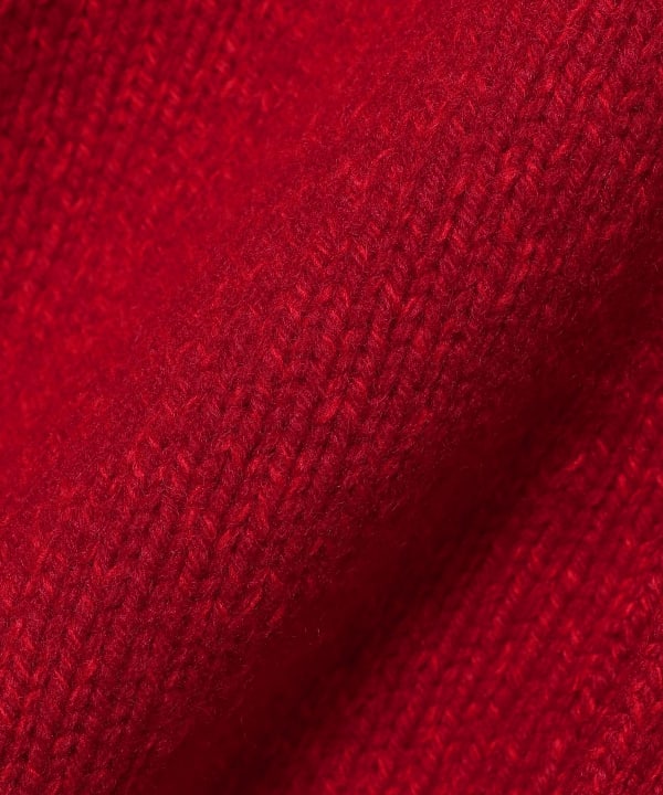 【モアバリエーション開催中】【別注】SLOANE × Demi-Luxe BEAMS / 5ゲージ ジーロンラム Vネック カーディガン