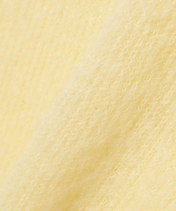 AURALEE / BABY SURI ALPACA SHEER KNIT SKIPPER POLO