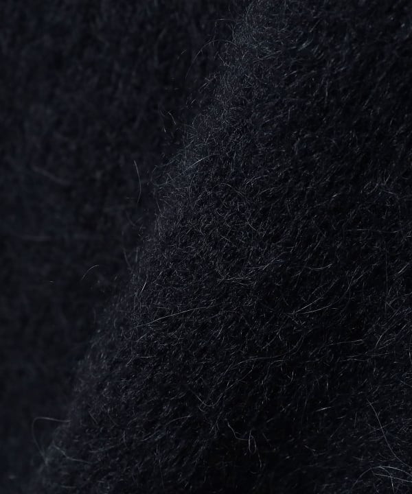 AURALEE / BABY SURI ALPACA SHEER KNIT SKIPPER POLO