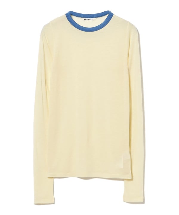 AURALEE / カシミヤ リンガー Tシャツ