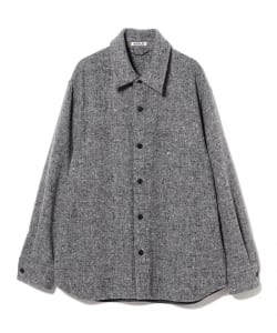 AURALEE / HOMESPUN TWEED SHIRT BLOUSON