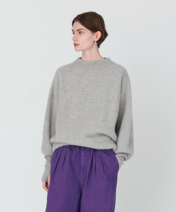 【別注】BATONER × Demi-Luxe BEAMS / カシミヤフォックス ボートネック ニット