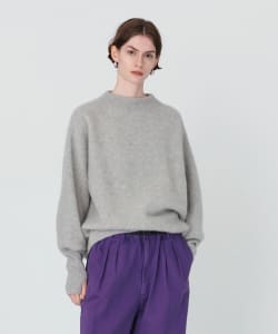 [Special order] BATONER × Demi-Luxe BEAMS / Cashmere Fox Boat Neck Knit