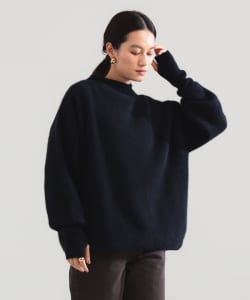 [Special order] BATONER × Demi-Luxe BEAMS / Cashmere Fox Boat Neck Knit