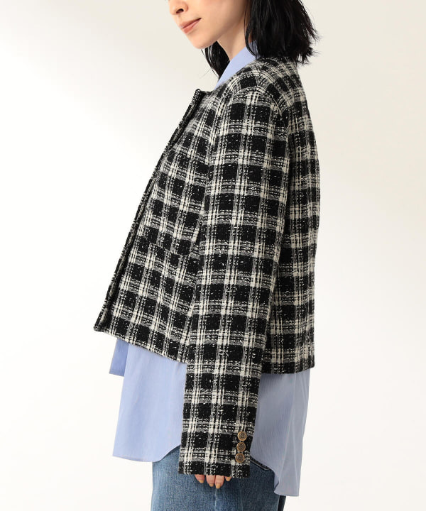 Demi-Luxe beams チェックジャケット　36  美品