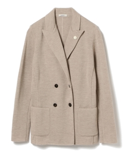 LARDINI / 4ボタン ダブル ニットジャケット