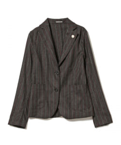 ■LARDINI / ストライプ 2ボタン ジャケット