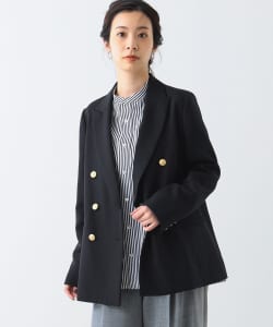 BEAMS デミルクス ビームス 紺ブレ 金ボタン ダブル 36定価4万円ほど