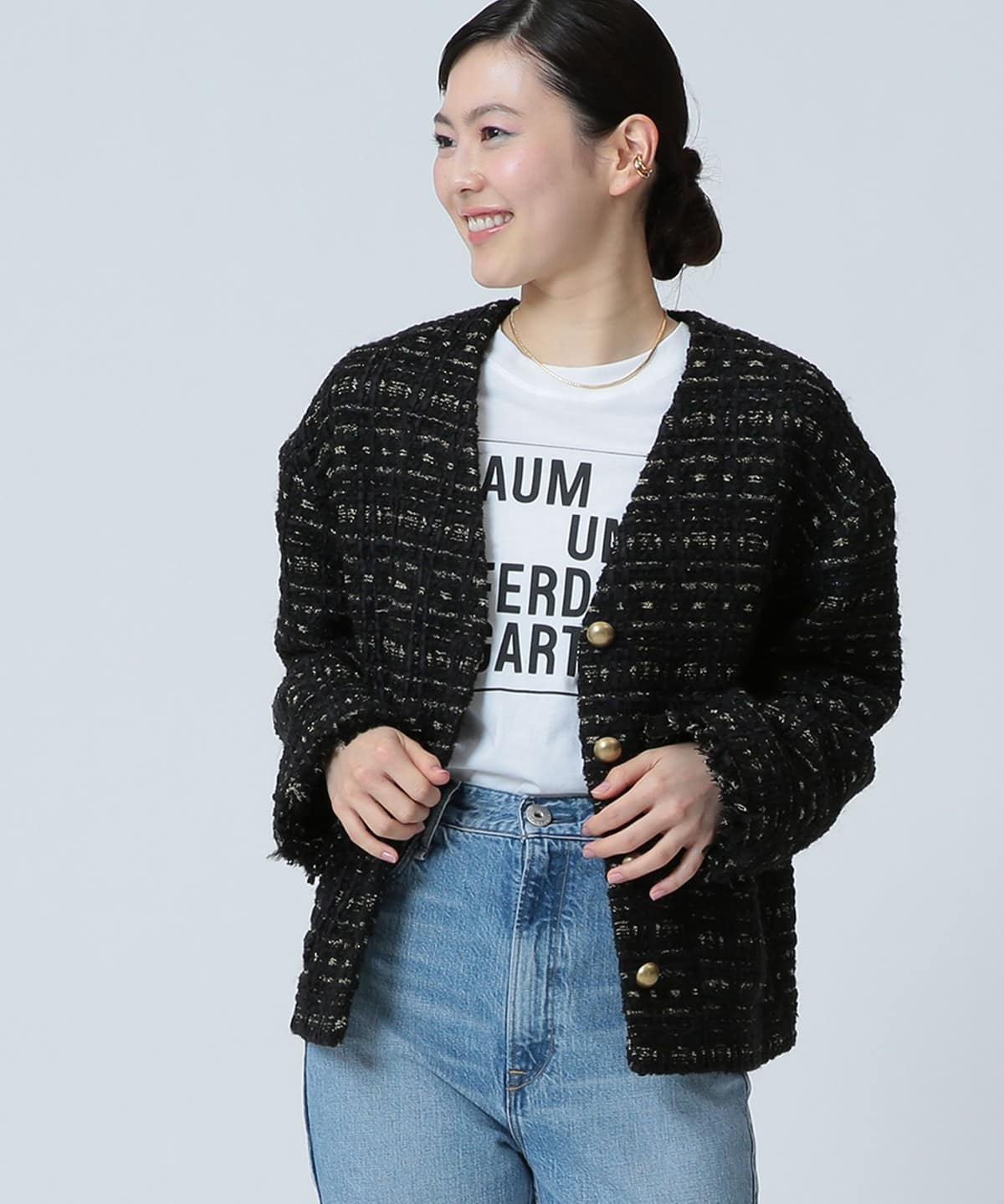 Demi-Luxe BEAMS（デミルクス ビームス）ファンシーツイード