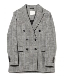 CIRCOLO1901 / グレンチェック 6ボタン ダブルジャケット