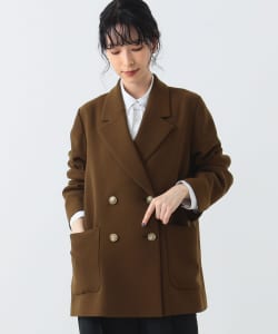 Demi-Luxe BEAMS / 女裝 雙排釦 大口袋 西裝 外套