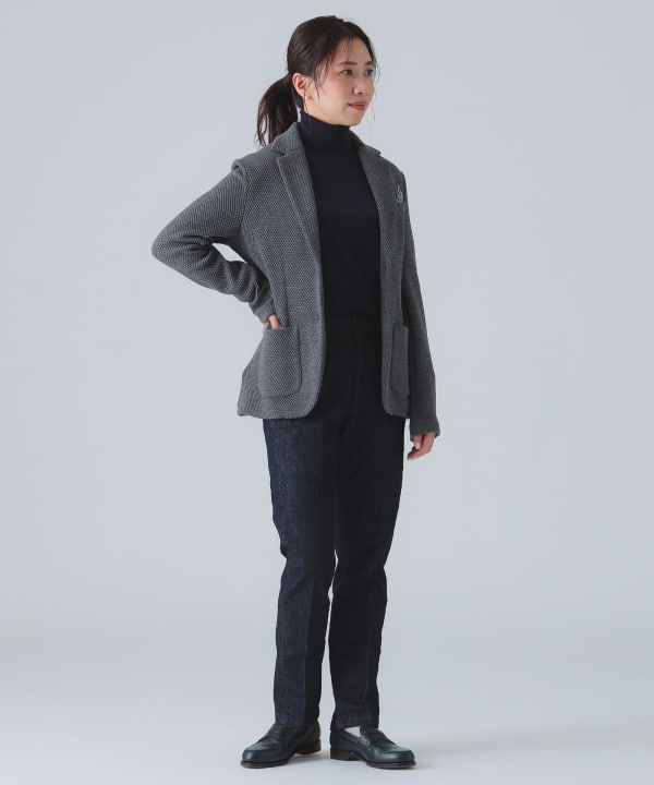 レディース ハニカム スリムフィット ジャケット