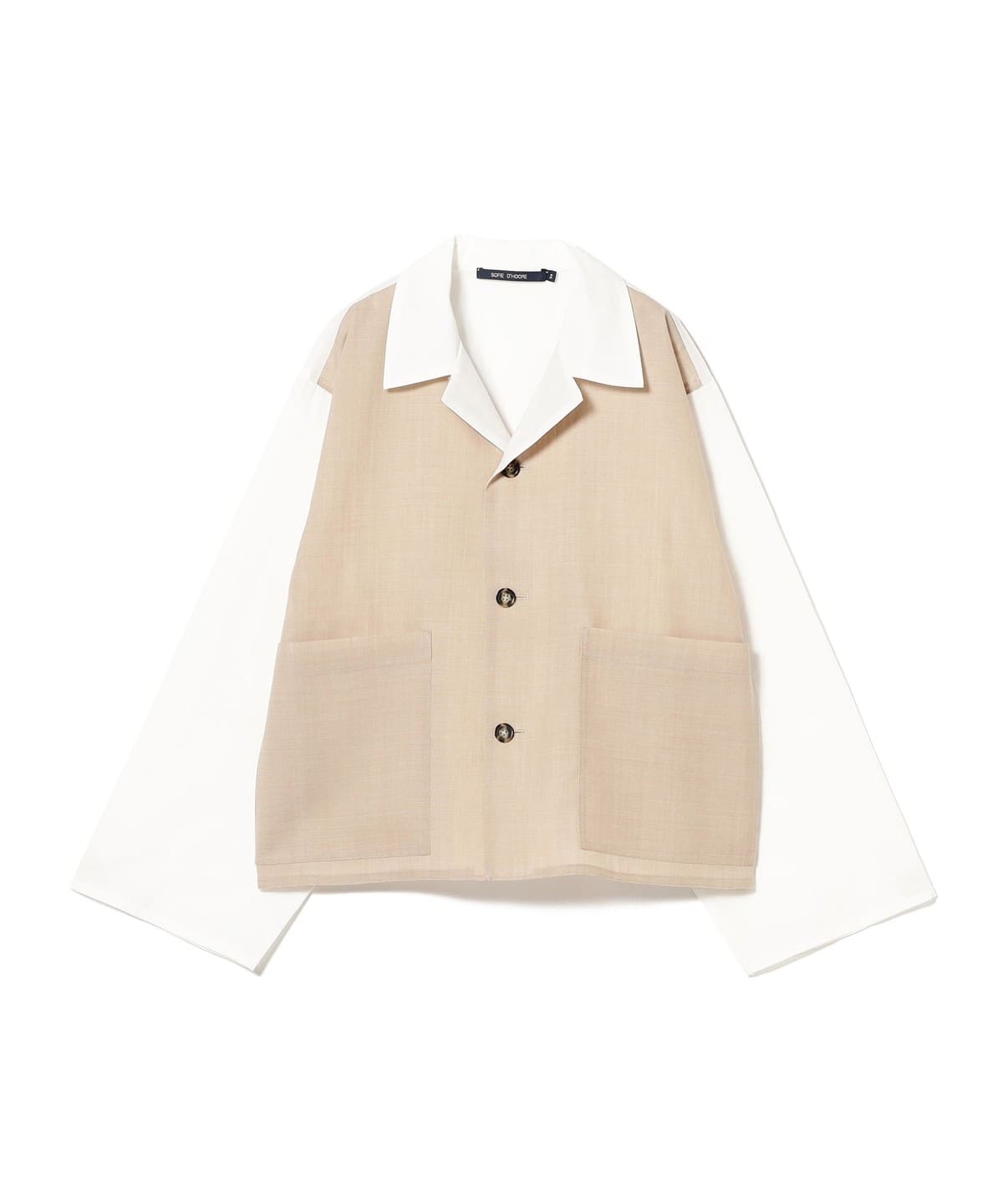 SOFIE D' HOORE ソフィー ドール / バイカラー ジャケット ジャケット WOMEN OFF WHITE/STRAW 34 SOFIE D' HOORE ソフィー ドール / バイカラー ジャケット ジャケット WOMEN OFF WHITE/STRAW 34