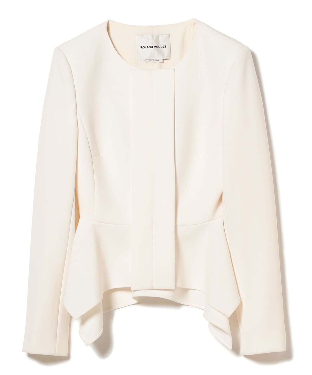 ROLAND MOURET / ペプラム ジャケット ジャケット WOMEN CREAM 6