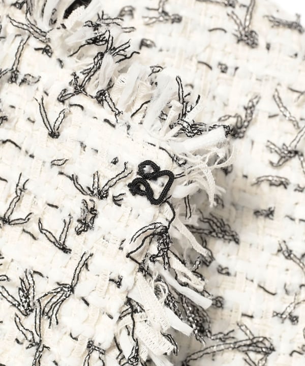 お値下げ！EFFE BEAMS トリムツイードジャケット　38 お値下げ！EFFE BEAMS トリムツイードジャケット 38 お値下げ