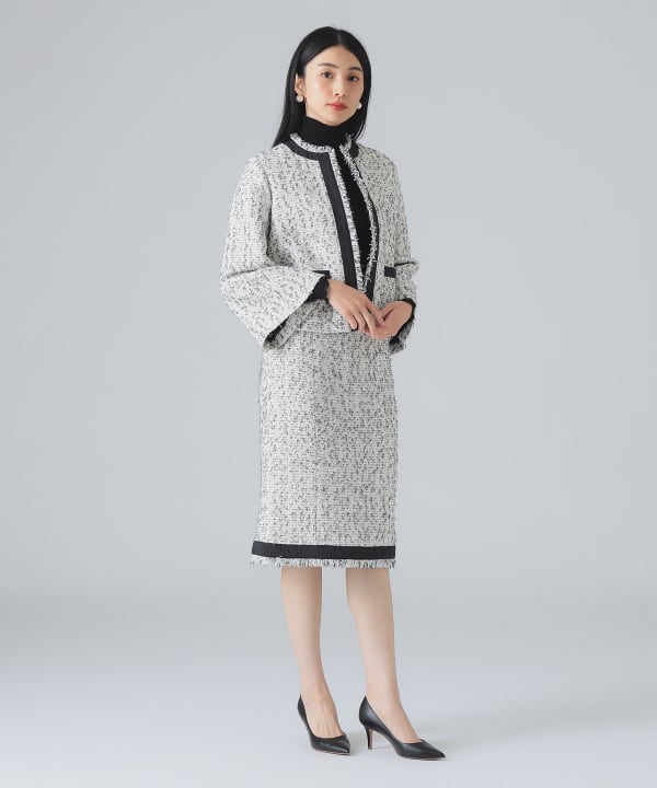 EFFE BEAMS（エッフェ ビームス）【12/4値下げ】モノトーン ツイード