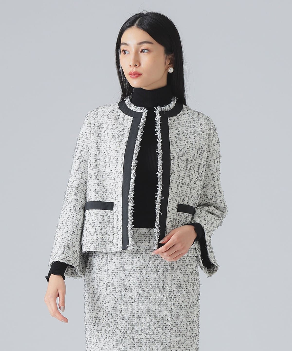 EFFE BEAMS（エッフェ ビームス）モノトーン ツイード