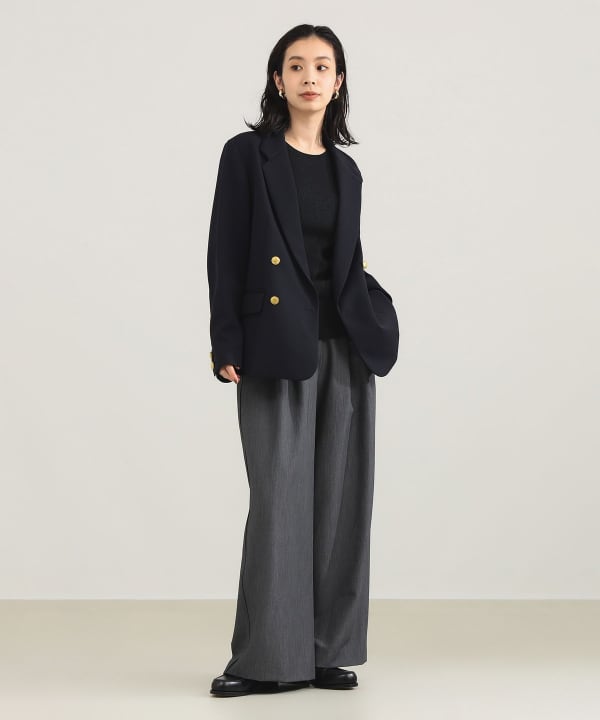 未使用 新品 タグ付き DemiLuxe ビームス デミルクス ジャケット M Demi-Luxe BEAMS（デミルクス ビームス）ダブルクロス