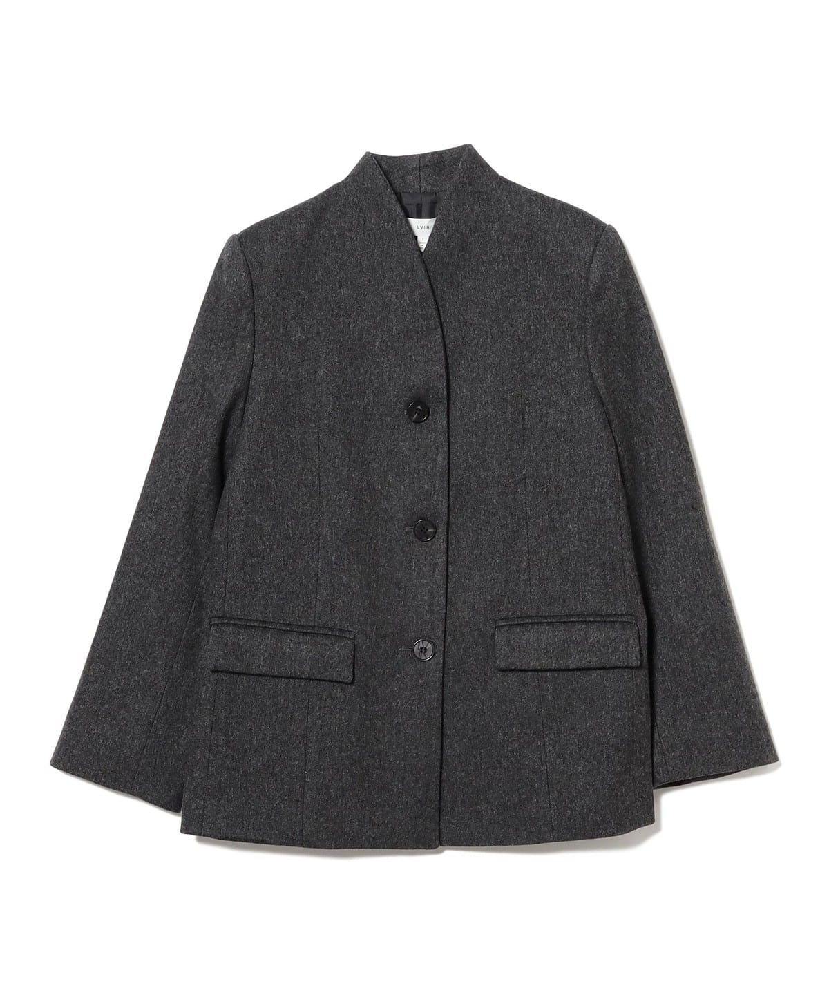 ■専用■美品 デミルクス ビームス 3,5万 リネン100%ノーカラージャケット Demi-Luxe BEAMS（デミルクス ビームス）の「Demi-Luxe BEAMS