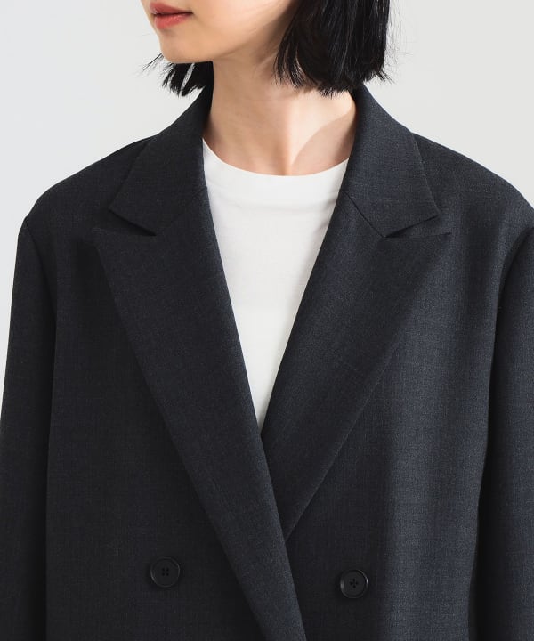 【美品】2024 デミルクスビームス 2ボタン ダブルブレスト ジャケット Demi-Luxe BEAMS（デミルクス ビームス）の「2ボタン ダブル