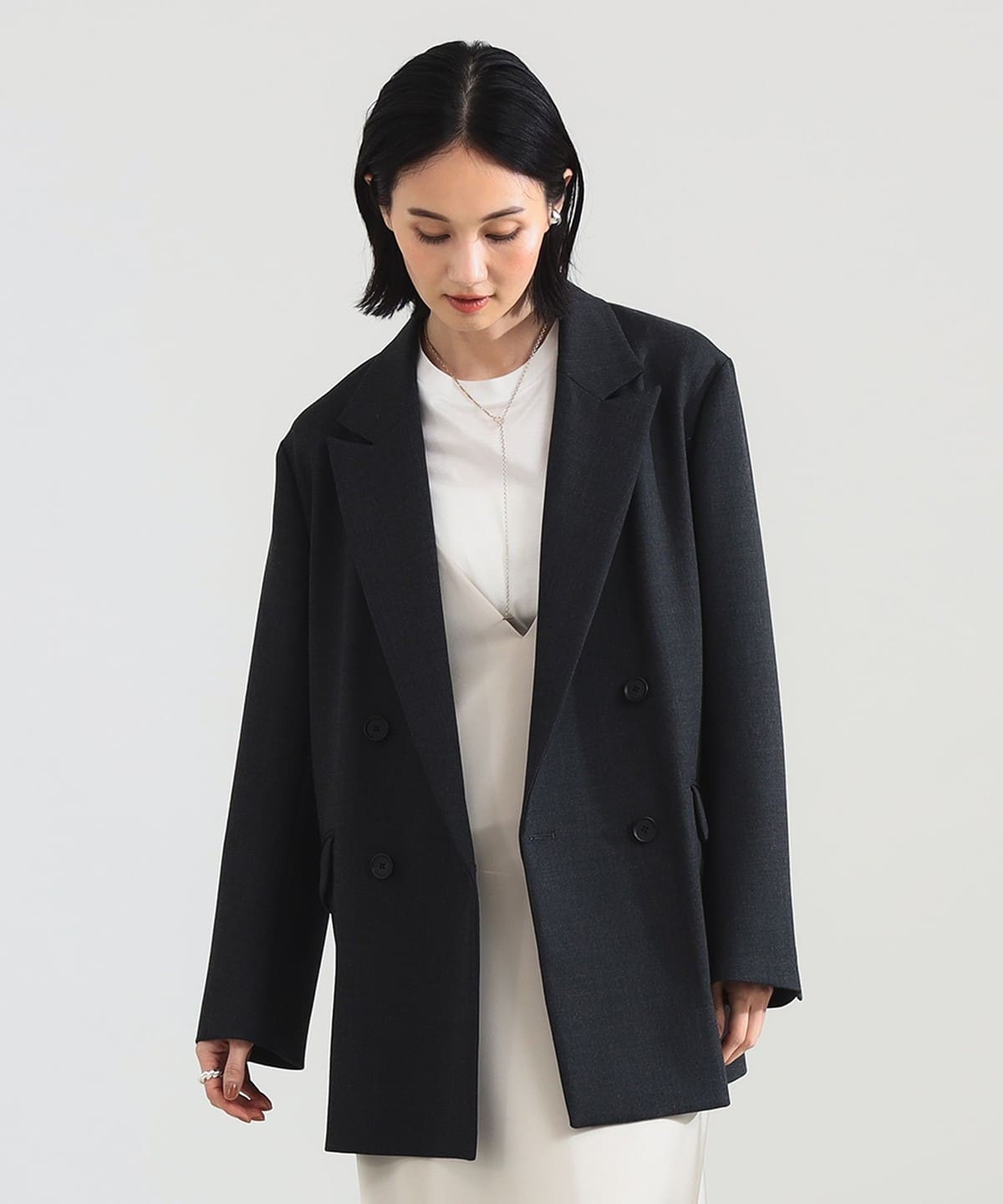 Demi-Luxe BEAMS（デミルクス ビームス）ダブルクロス ロング