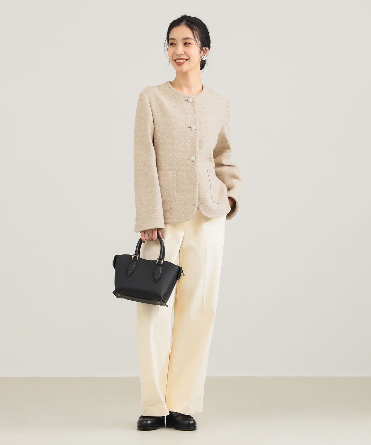 Demi-Luxe BEAMS（デミルクス ビームス）ミックスツイード ジャケット