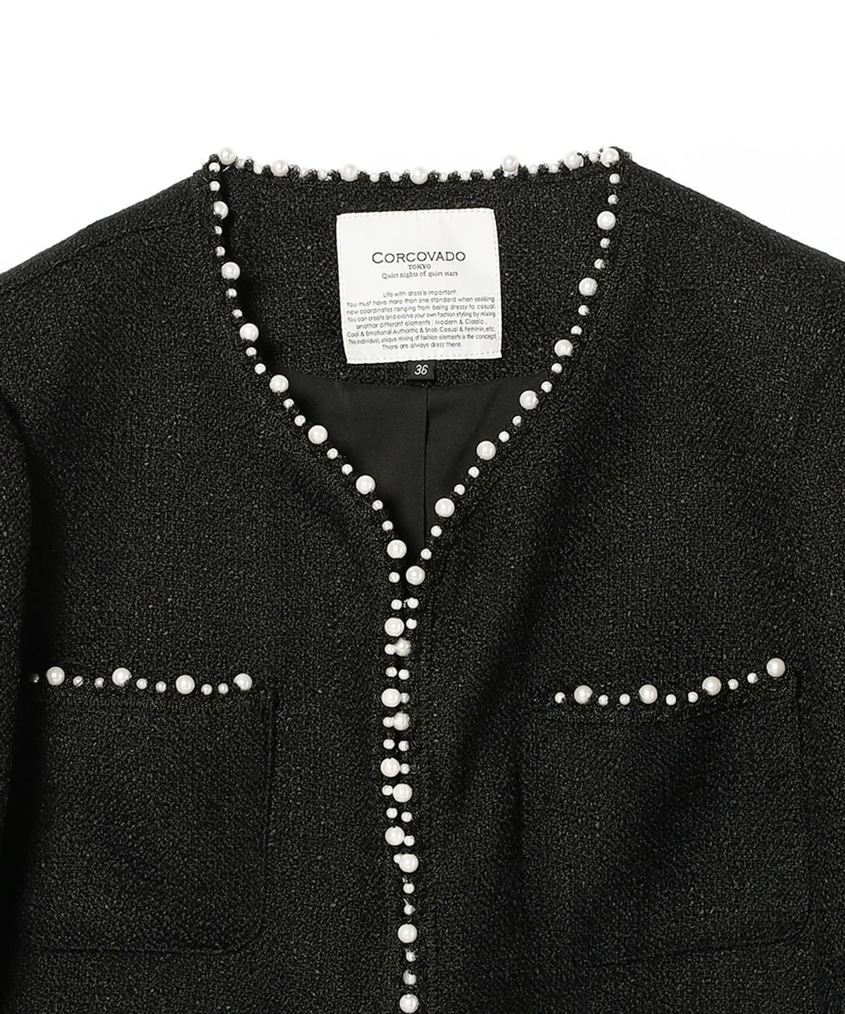 EFFE BEAMS（エッフェ ビームス）CORCOVADO / パール ツイード