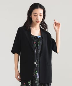 シアー ハーフスリーブ ジャケット