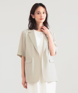 シアー ハーフスリーブ ジャケット