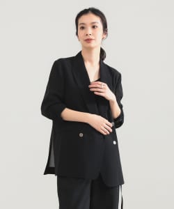 【+10%ポイントUP】AK+1 / シアー 4ボタン ダブル ジャケット