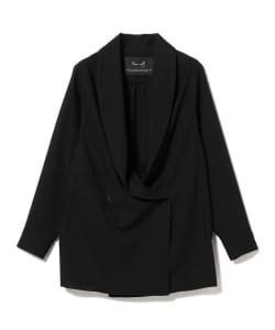 ROOM NO.8 BLACK / ドレープ シャツ ジャケット