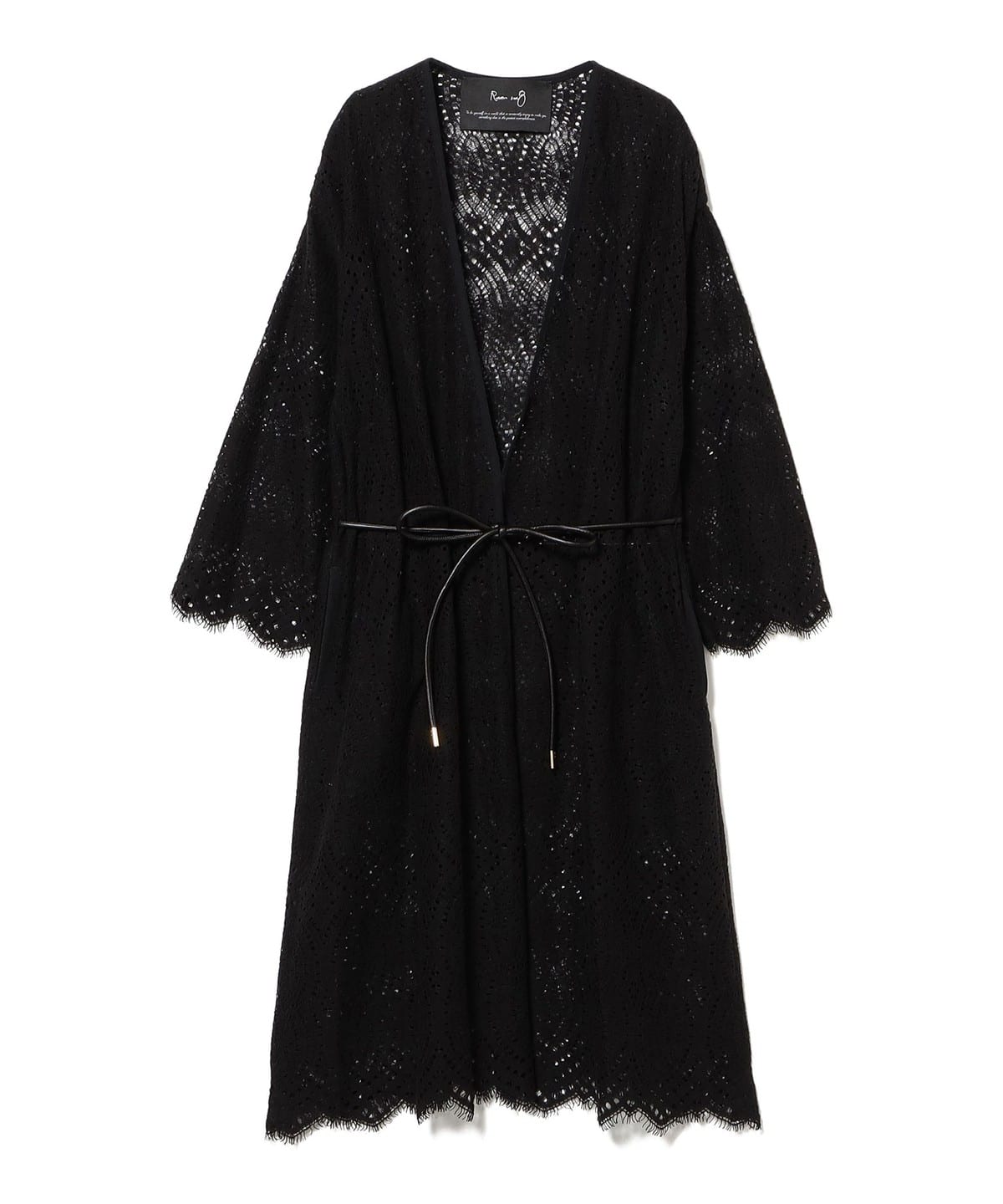 EFFE BEAMS（エッフェ ビームス）ROOM NO.8 BLACK / レース Vネック