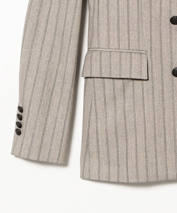 【別注】CIRCOLO1901 × EFFE BEAMS / ピンストライプ ダブル ジャケット