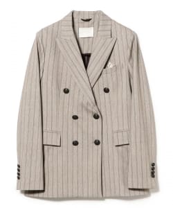 【別注】CIRCOLO1901 × EFFE BEAMS / ピンストライプ ダブル ジャケット