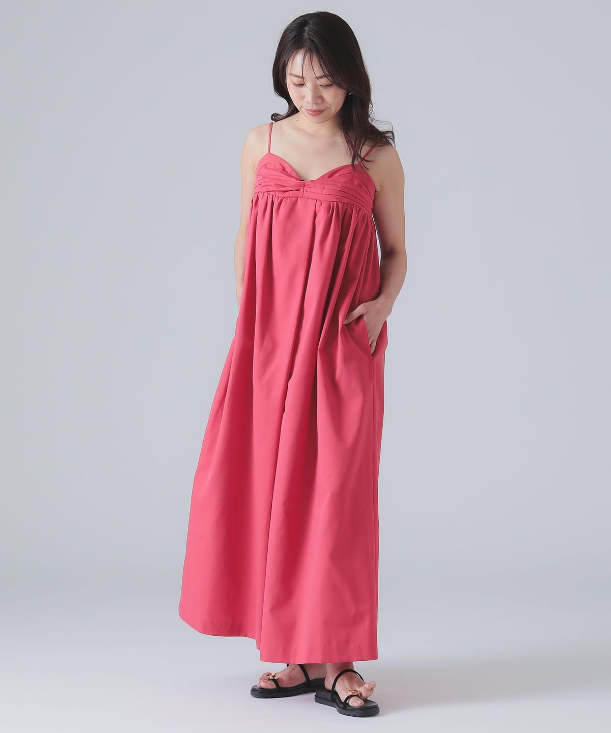 EFFE BEAMS（エッフェ ビームス）ネジリ ギャザー オールインワン