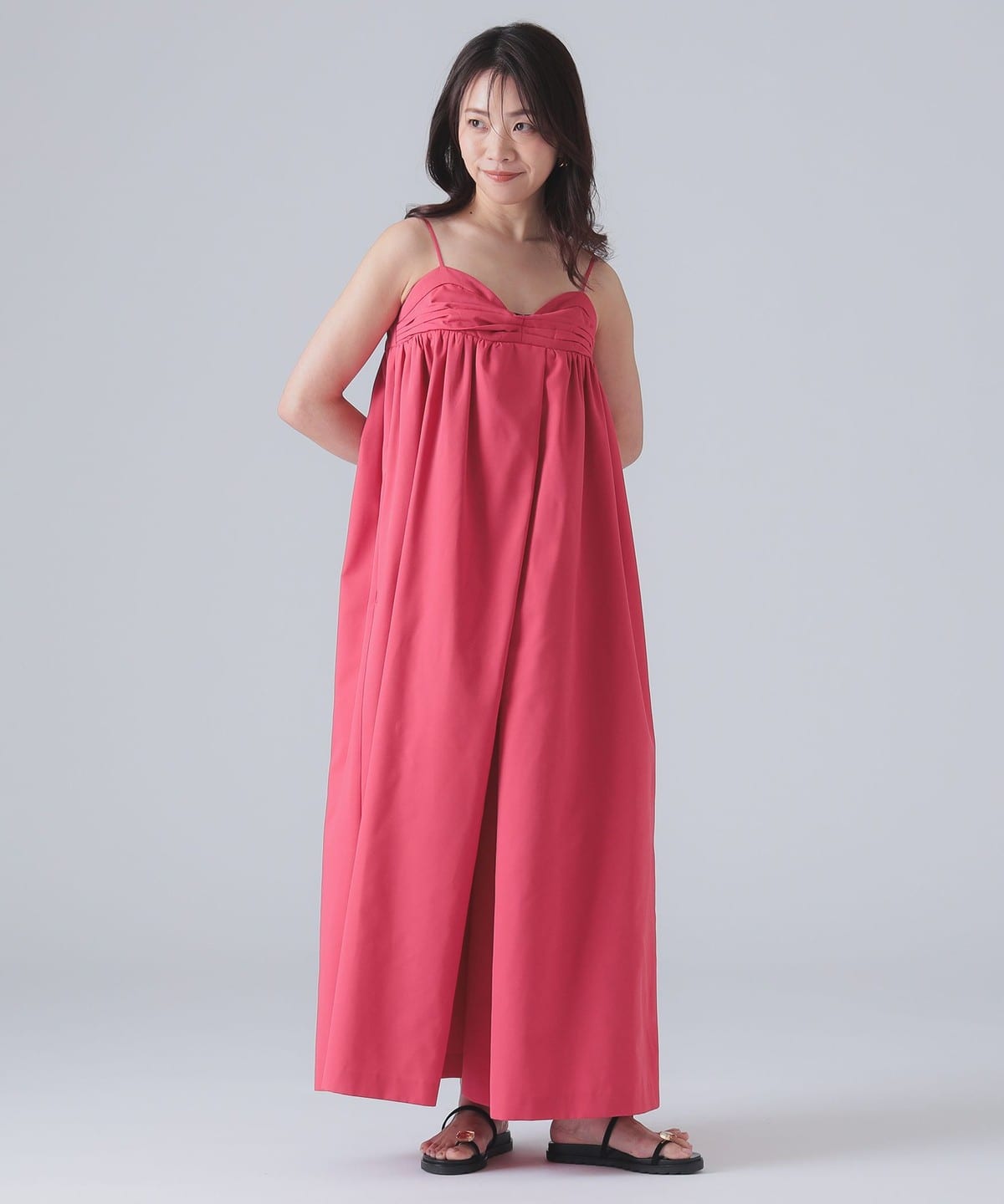 EFFE BEAMS（エッフェ ビームス）ネジリ ギャザー オールインワン