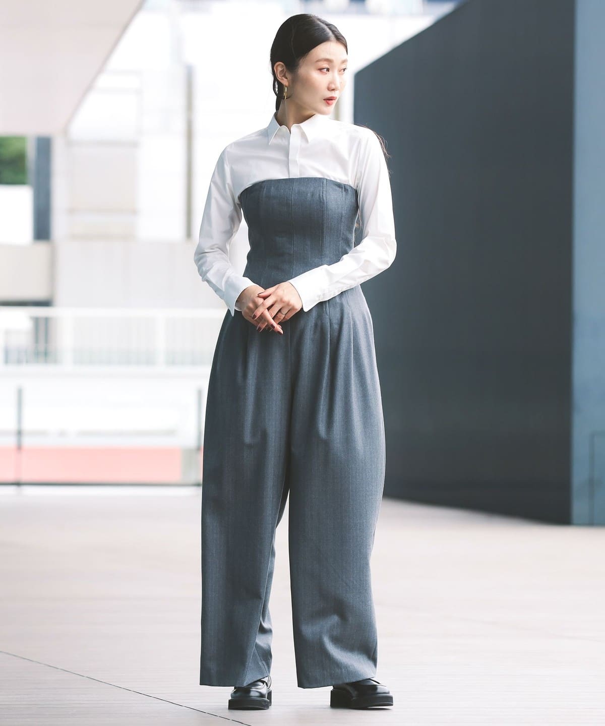 人気特価激安 Demi-Luxe BEAMS（デミルクス ビームス）AURALEE / WOOL FULLING パンツ
