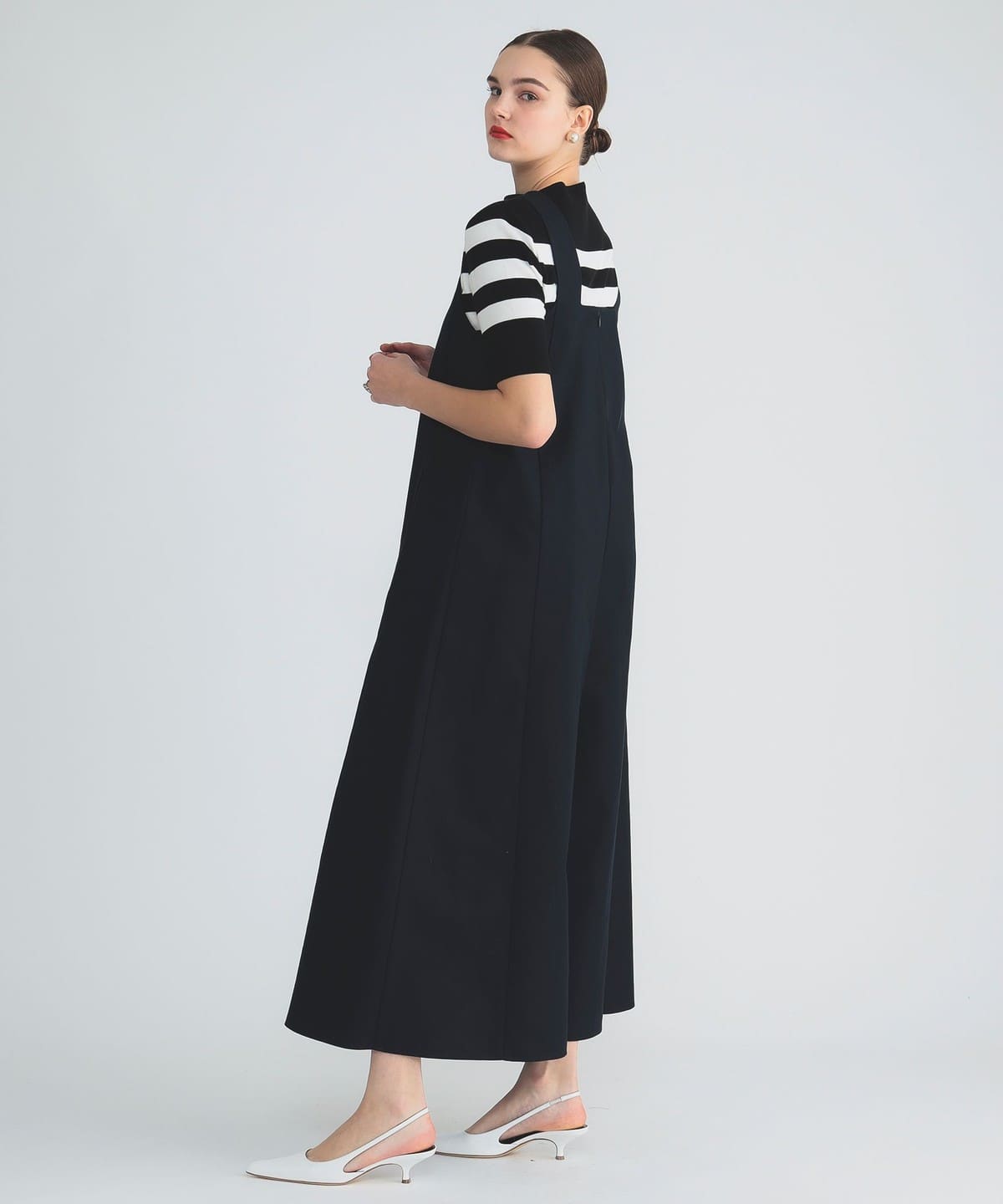 フレンチ サージ オールインワン パンツ WOMEN NAVY 36 フレンチ サージ オールインワン パンツ WOMEN NAVY 36