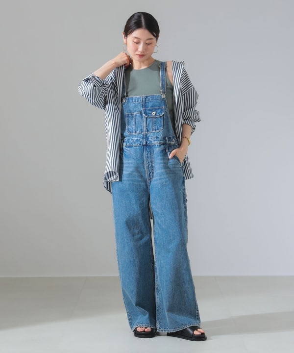 デミルクスビームス　ウールフレアーサロペット Demi-Luxe BEAMS（デミルクス ビームス）の「Demi-Luxe BEAMS