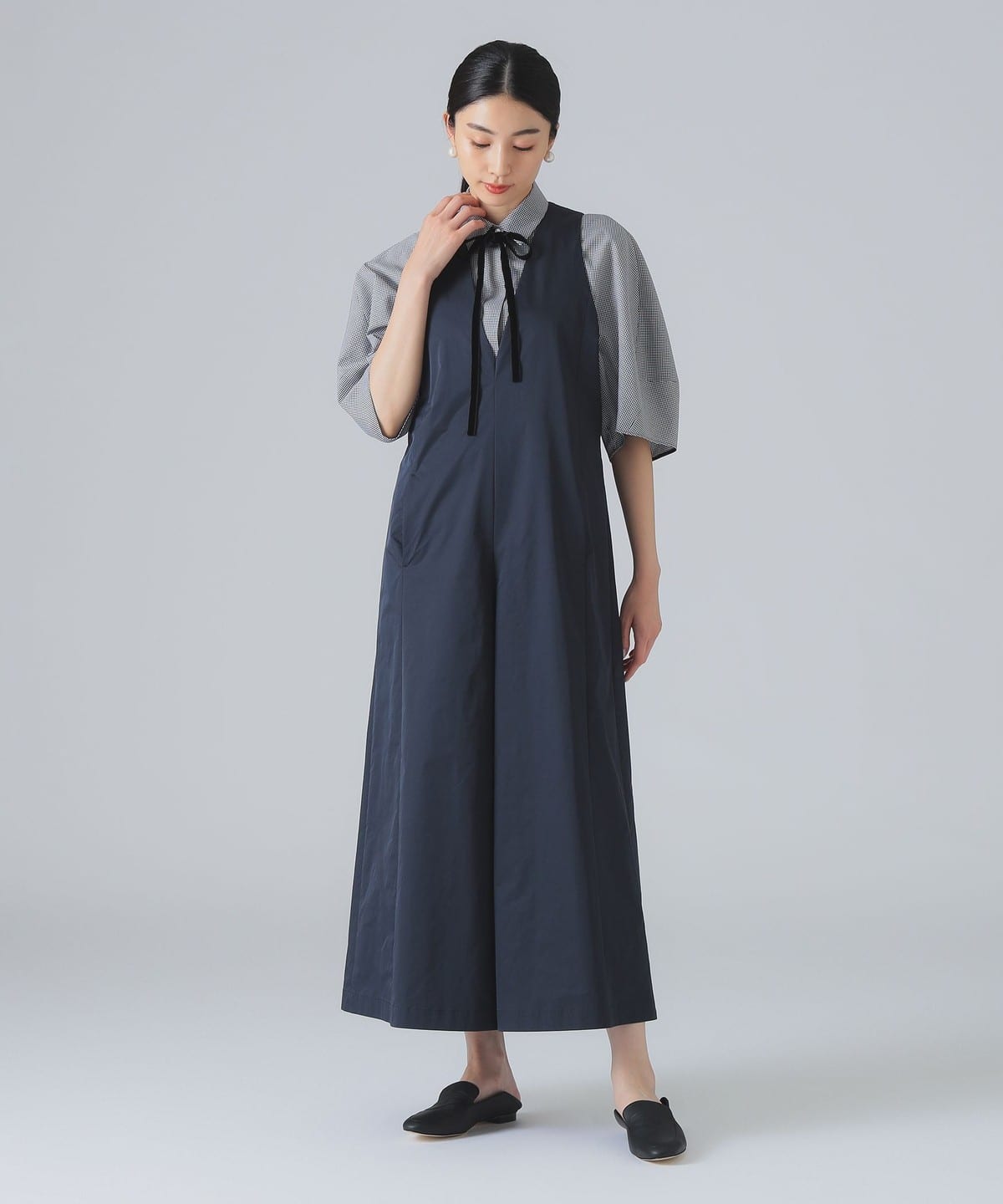 ノースリーブ オールインワン パンツ WOMEN NAVY 38 ノースリーブ オールインワン パンツ WOMEN NAVY 38