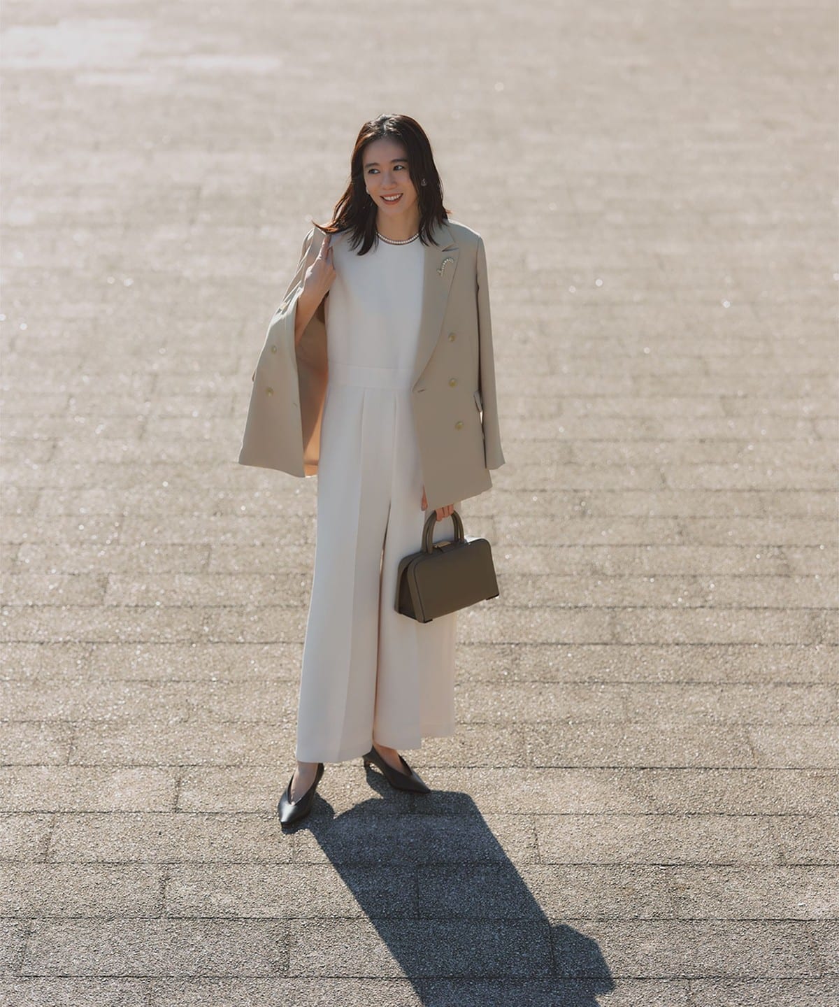 【2025SS】Demi-Luxe BEAMS オフホワイト オールインワン 2025SS】Demi-Luxe BEAMS オフホワイト オールインワン 2025SS】Demi