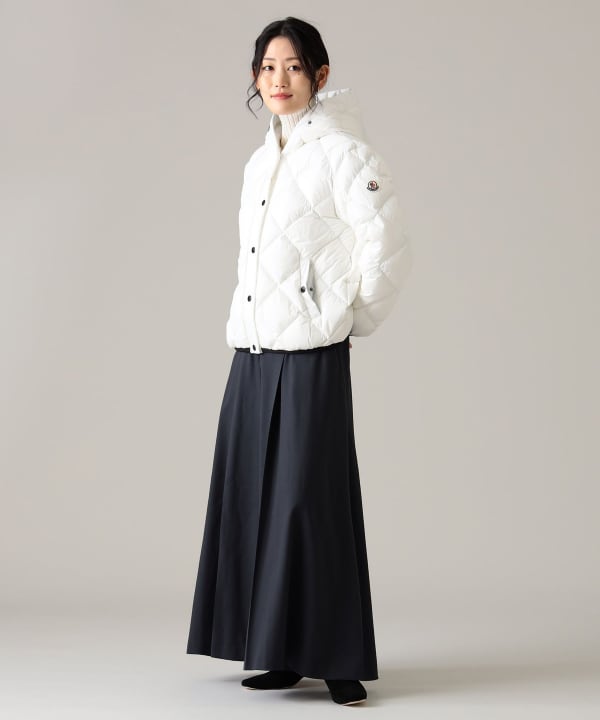 ◯極美品★DELFI★サイズ0★ラムレザー★ダウン★ホワイト★モンクレール★ ホワイト Boedショートダウンジャケット : ショートダウンジャケット